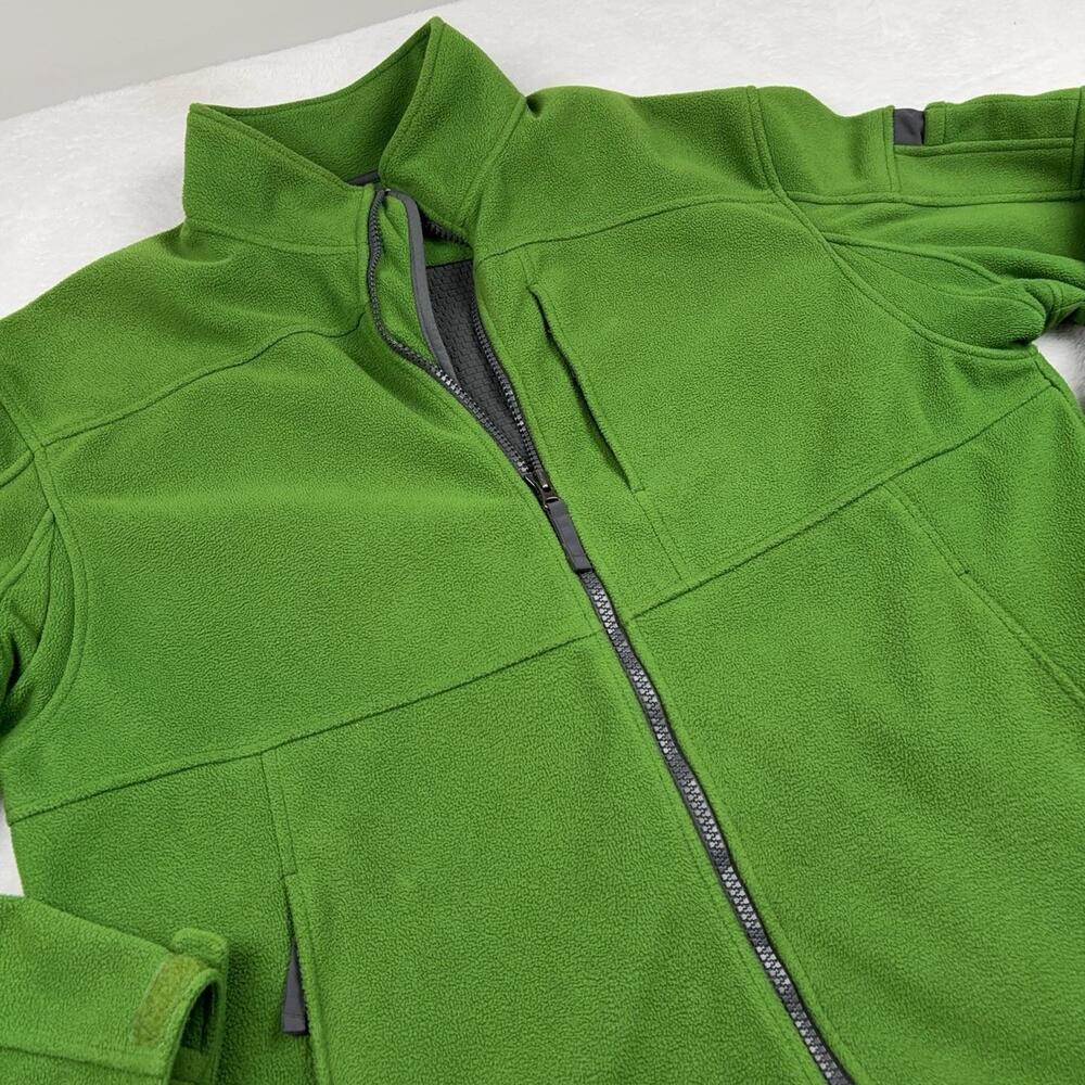 Duluth Trading Co. Jacket XLT Fleece Green Windbreaker Lined Full Zip Mens